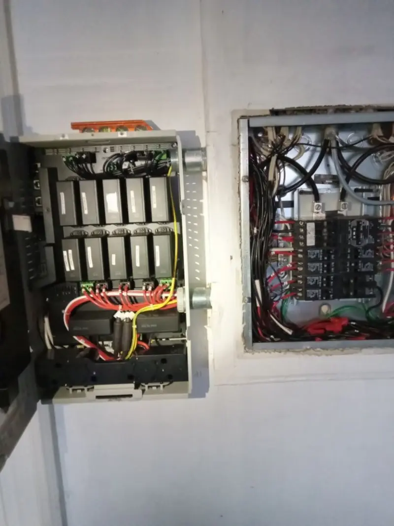 Electrical panel upgrade completed for Carbon Monoxide Detector Installation in Easton